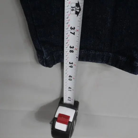 Sezane Jeans Womens 29 Brut Sexy Straight Slim Blue Quiet Luxury Minimalist - Picture 15 of 16